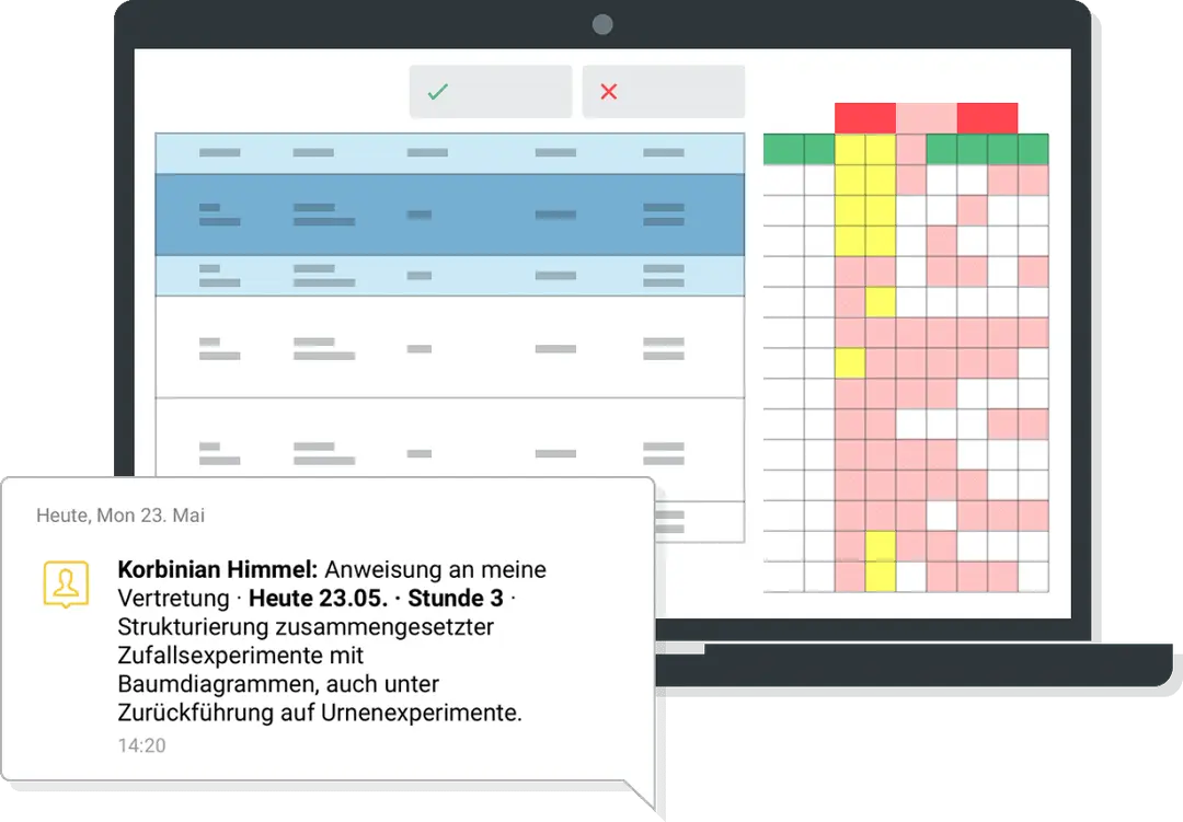 EduPage Screenshot – Stundenplan, Vertretungsplan und Klassenbuch